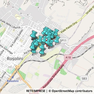 Mappa S.S. 115, 96019 Rosolini SR, Italia (0.25862)