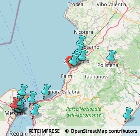 Mappa Lungomare Donna Canfora, 89015 Palmi RC, Italia (24.14167)