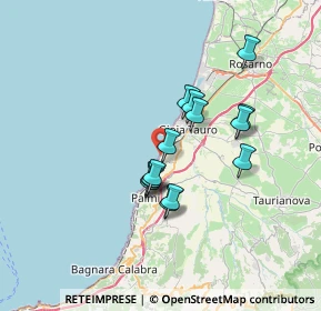Mappa Via Domenico Topa, 89015 Palmi RC, Italia (6.07357)