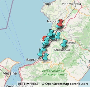Mappa Via Domenico Topa, 89015 Palmi RC, Italia (9.07444)