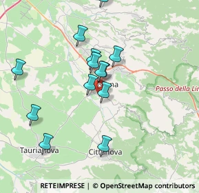 Mappa Via Mahatma Gandhi, 89024 Polistena RC, Italia (3.84769)