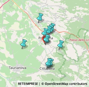 Mappa Via Mahatma Gandhi, 89024 Polistena RC, Italia (2.8175)