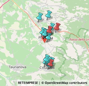 Mappa Via Mahatma Gandhi, 89024 Polistena RC, Italia (2.84389)