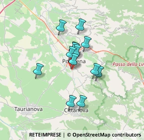 Mappa Via Mahatma Gandhi, 89024 Polistena RC, Italia (2.83846)