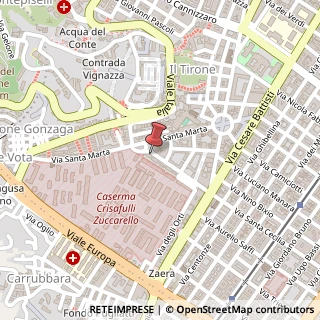 Mappa Via Santa Cecilia, 183, 98123 Messina, Messina (Sicilia)