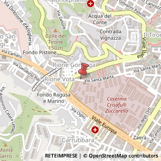 Mappa Via Santa Marta, 298, 98123 Messina, Messina (Sicilia)