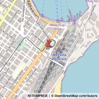 Mappa Via delle colonne guido 278, 98122 Messina, Messina (Sicilia)