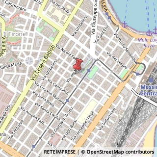 Mappa Via Ettore Lombardo Pellegrino, 74, 98123 Messina, Messina (Sicilia)
