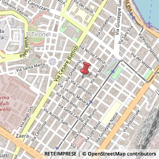 Mappa Via Risorgimento, 88, 98123 Messina, Messina (Sicilia)