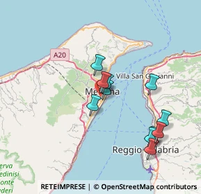 Mappa Via Giuseppe Arigò, 98123 Messina ME, Italia (7.28273)