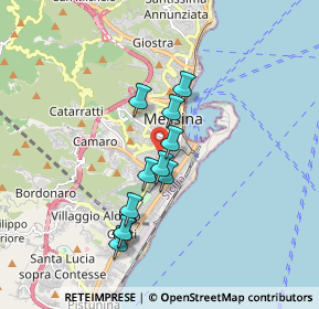 Mappa Via Giuseppe Arigò, 98123 Messina ME, Italia (1.6)