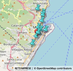 Mappa Via Giuseppe Arigò, 98123 Messina ME, Italia (1.16909)