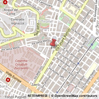 Mappa Via Martino Antonino, 98, 98123 Messina, Messina (Sicilia)