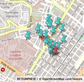 Mappa Via Giuseppe Arigò, 98123 Messina ME, Italia (0.183)