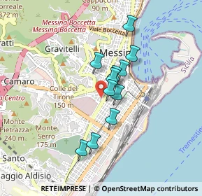 Mappa Via Martino Antonino, 98123 Messina ME, Italia (0.70273)