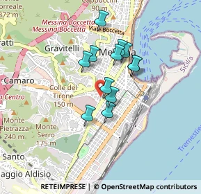 Mappa Via Martino Antonino, 98123 Messina ME, Italia (0.70417)