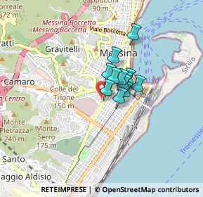 Mappa Via Martino Antonino, 98123 Messina ME, Italia (0.48917)