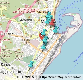 Mappa Via Giuseppe Arigò, 98123 Messina ME, Italia (0.73)