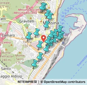 Mappa Via Giuseppe Arigò, 98123 Messina ME, Italia (0.78474)
