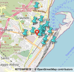 Mappa Via Giuseppe Arigò, 98123 Messina ME, Italia (0.60313)