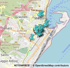 Mappa Via Giuseppe Arigò, 98123 Messina ME, Italia (0.435)