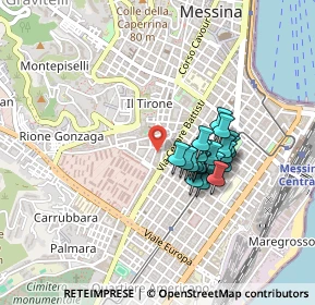 Mappa Via Giuseppe Arigò, 98123 Messina ME, Italia (0.368)