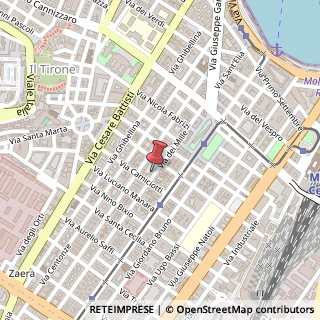 Mappa Via dei Mille,  164, 98123 Messina, Messina (Sicilia)