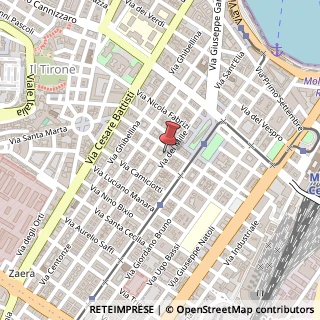 Mappa Via dei Mille,  132, 98123 Messina, Messina (Sicilia)