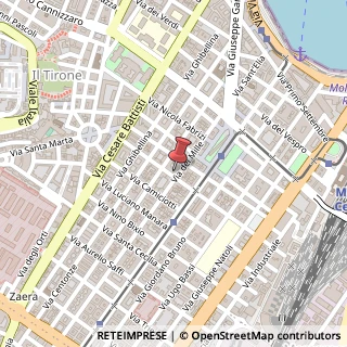 Mappa Via dei Mille,  121, 98123 Messina, Messina (Sicilia)