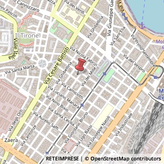 Mappa Via Risorgimento, 82, 98123 Messina, Messina (Sicilia)