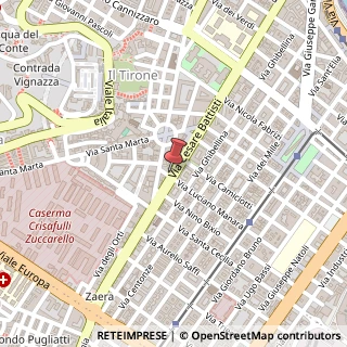 Mappa Via Cesare Battisti, 198, 98123 Messina, Messina (Sicilia)