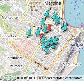 Mappa Via Cesare Battisti, 98123 Messina ME, Italia (0.3555)