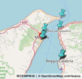 Mappa Via Cesare Battisti, 98123 Messina ME, Italia (7.015)