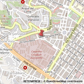 Mappa Via Santa Marta, 6, 98123 Messina, Messina (Sicilia)