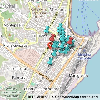 Mappa 98123 Messina ME, Italia (0.3315)