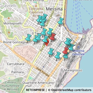 Mappa 98123 Messina ME, Italia (0.4185)