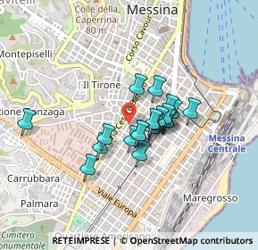 Mappa 98123 Messina ME, Italia (0.3285)