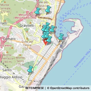 Mappa 98123 Messina ME, Italia (0.81909)