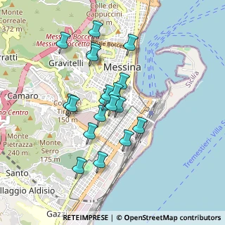 Mappa 98123 Messina ME, Italia (0.83211)