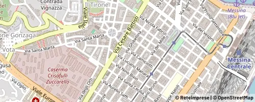 Mappa Messina