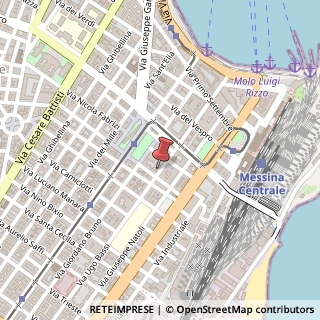 Mappa Via Ugo Bassi, 30, 98122 Messina, Messina (Sicilia)
