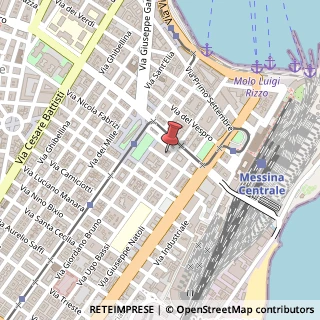 Mappa Via Dogali, 1, 98122 Messina, Messina (Sicilia)