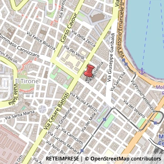 Mappa Via Ghibellina,  65, 98122 Messina, Messina (Sicilia)