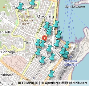 Mappa Via T. Cannizzaro, 98122 Messina ME, Italia (0.468)