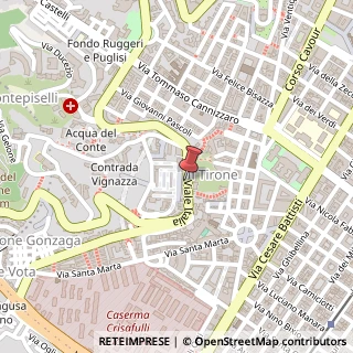 Mappa Viale Italia, nr.95, 98124 Messina, Messina (Sicilia)