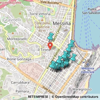 Mappa Via Romeo Pippo, 98123 Messina ME, Italia (0.4985)