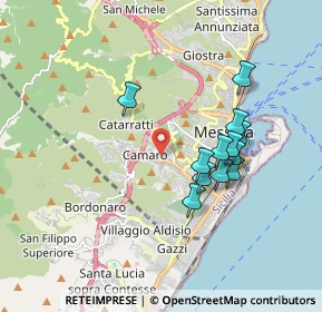 Mappa 98149 Messina ME, Italia (1.78333)