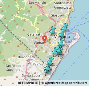 Mappa 98149 Messina ME, Italia (2.07727)