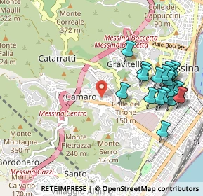 Mappa Via Romita, 98149 Messina ME, Italia (1.256)