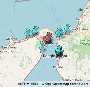 Mappa 98149 Messina ME, Italia (10.096)